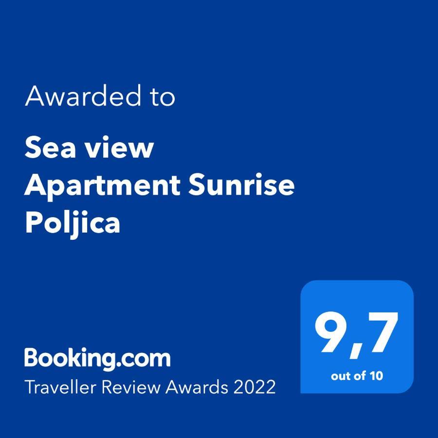 Sea View Apartment Sunrise Poljica & Blue Lagoon Rent A Boat Extérieur photo